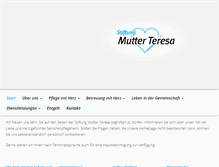 Tablet Screenshot of mutter-teresa.com